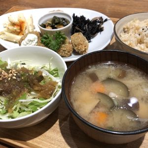 Deep fried yam (vegan “oyster”) at Evah Dining Macrobiotic - Hakata Riverain Mall in Fukuoka