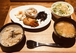 One of the lunch options at Evah Dining Macrobiotic - Hakata Riverain Mall in Fukuoka