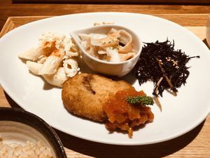 Tofu steak at Evah Dining Macrobiotic - Hakata Riverain Mall in Fukuoka