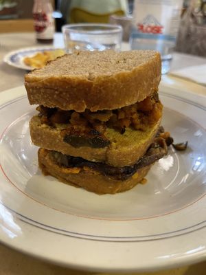 vegan toast  at Le Golose Imperfezioni in Como