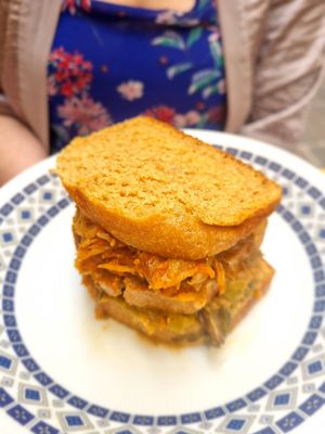 Club sandwich at Le Golose Imperfezioni in Como