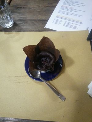 This chocolate cake  at Le Golose Imperfezioni in Como