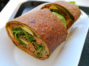 Raw wrap at Raw n More  in Helsinki