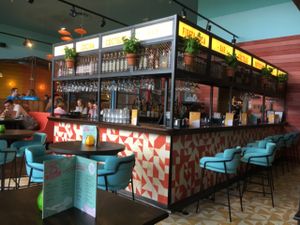 The full bar area at Las Iguanas - Quayside in Newcastle Upon Tyne