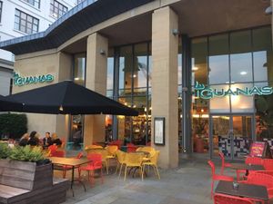 outside terrace  at Las Iguanas - Quayside in Newcastle Upon Tyne