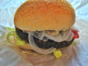 Green Burger .... delicious!! at XOND in Stuttgart