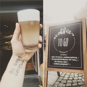 Kaffee mit Hafermilch  at VIDA in Ravensburg