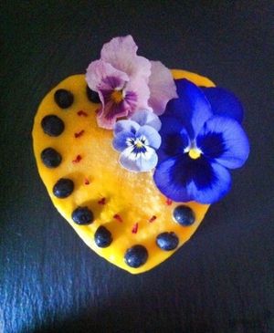 Organic raw (no cheese) cheesecake  at Earthlings in Bolton