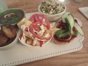 Brunch platter at Earthlings in Bolton