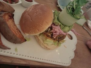 Earthlings burger at Earthlings in Bolton