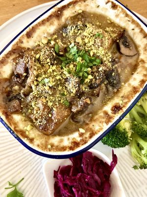 Woodland chestnut bake was delicious   at Earthlings in Bolton