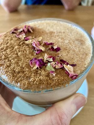 A milky chai made with love 💕   at Earthlings in Bolton