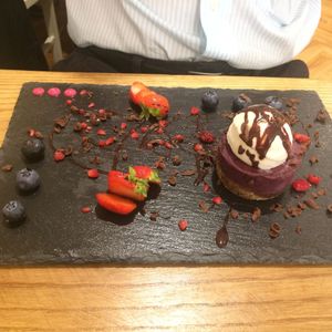 Decadent Raw Cheesecake. at Earthlings in Bolton