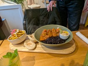 Chilli & pittas at Earthlings in Bolton