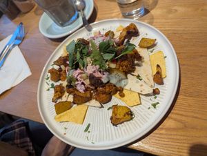 Vegan food at Earthlings at Earthlings in Bolton