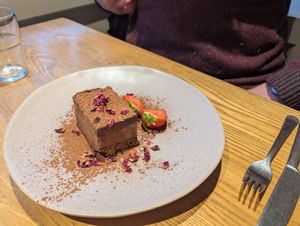 Caramel slice at Earthlings in Bolton