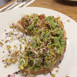 Avocado on toast. at Earthlings in Bolton