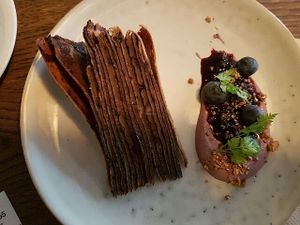 pancake at Hafnia Bar in Copenhagen