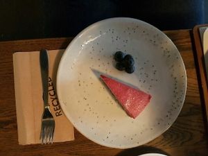 cheesecake at Hafnia Bar in Copenhagen