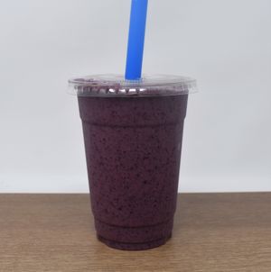 PBJ Whole Fruit Smoothie - Roasted Peanuts, Blueberry and Banana at Revel Kitchen in Brentwood