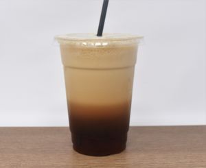 Nitro Brew - Kaldi's 16 oz Nitrogen-Infused House Cold-Dripped at Revel Kitchen in Brentwood