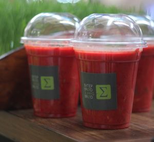 RAW ukrainian borsch at Ra.man in Kyiv