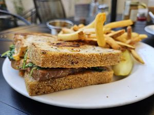 Vegan Reuben at Guglhupf in Durham