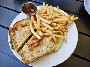 Vegan Reuben at Guglhupf in Durham