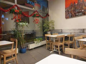 Tables at New York Pizza in Malmo