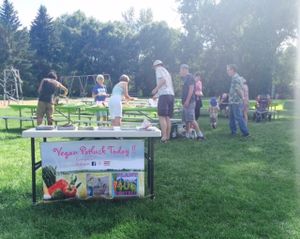 potluck at Bogert Park in Bozeman at Plant Powered 406 in Bozeman