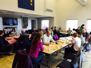 Potluck at the Sourdough Fire Station in Bozeman at Plant Powered 406 in Bozeman