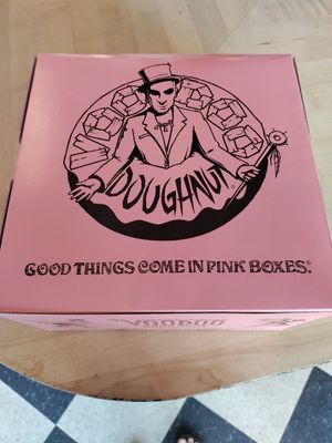 The voodoo man 🧍‍♂️ at Voodoo Doughnut - E Colfax in Denver