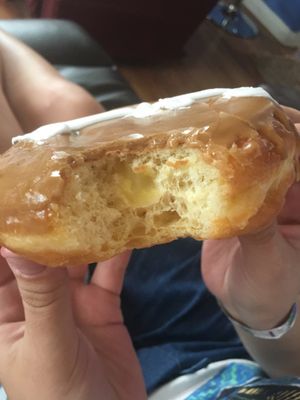 Pb and cream donut  at Voodoo Doughnut - E Colfax in Denver
