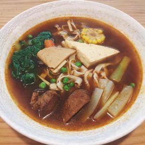 Spicy Braised Soup with Noodles  at Brother Su Vegan Kitchen in New Taipei City