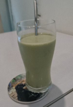 Matcha Soy Au Lait at Brother Su Vegan Kitchen in New Taipei City
