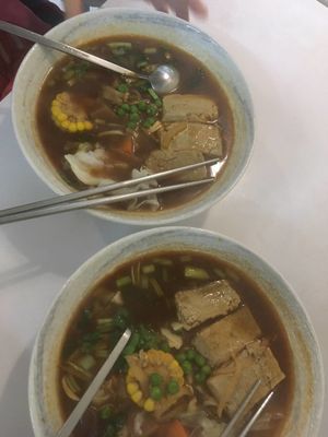 Stinky tofu ramen
臭豆腐拉麵 at Brother Su Vegan Kitchen in New Taipei City