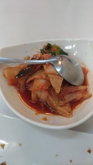 Kimchi tempeh. at Brother Su Vegan Kitchen in New Taipei City