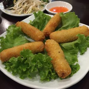 Fried Veggie Rolls  at Sala Quan in Hanoi