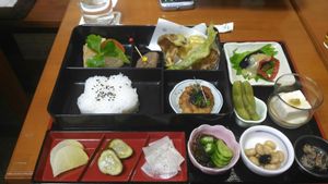 Bento (600 kcal) at Arashiyama-kan in Kyoto