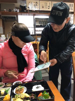 Amazing host:) at Arashiyama-kan in Kyoto