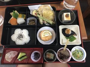 Seasonal ingredients at Arashiyama-kan in Kyoto