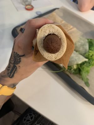 Hot Dogs at Farma Burgerownia Roslinna in Krakow