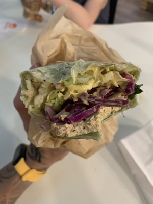 Wrap with spinach  at Farma Burgerownia Roslinna in Krakow