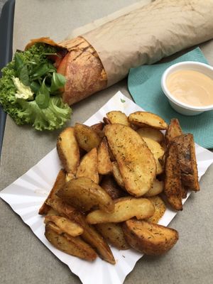   at Farma Burgerownia Roslinna in Krakow