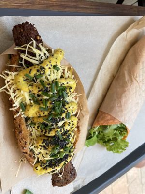   at Farma Burgerownia Roslinna in Krakow