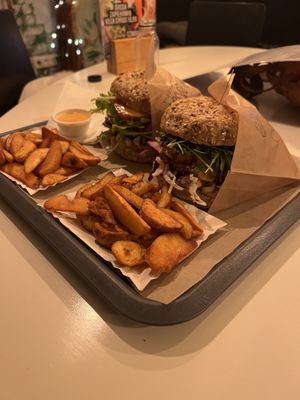   at Farma Burgerownia Roslinna in Krakow