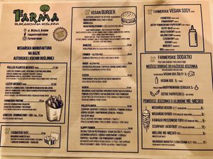   at Farma Burgerownia Roslinna in Krakow