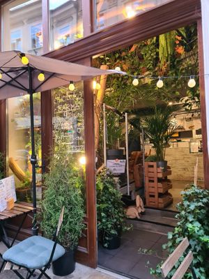 Inside at Farma Burgerownia Roslinna in Krakow