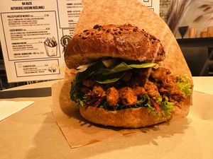   at Farma Burgerownia Roslinna in Krakow