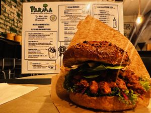   at Farma Burgerownia Roslinna in Krakow